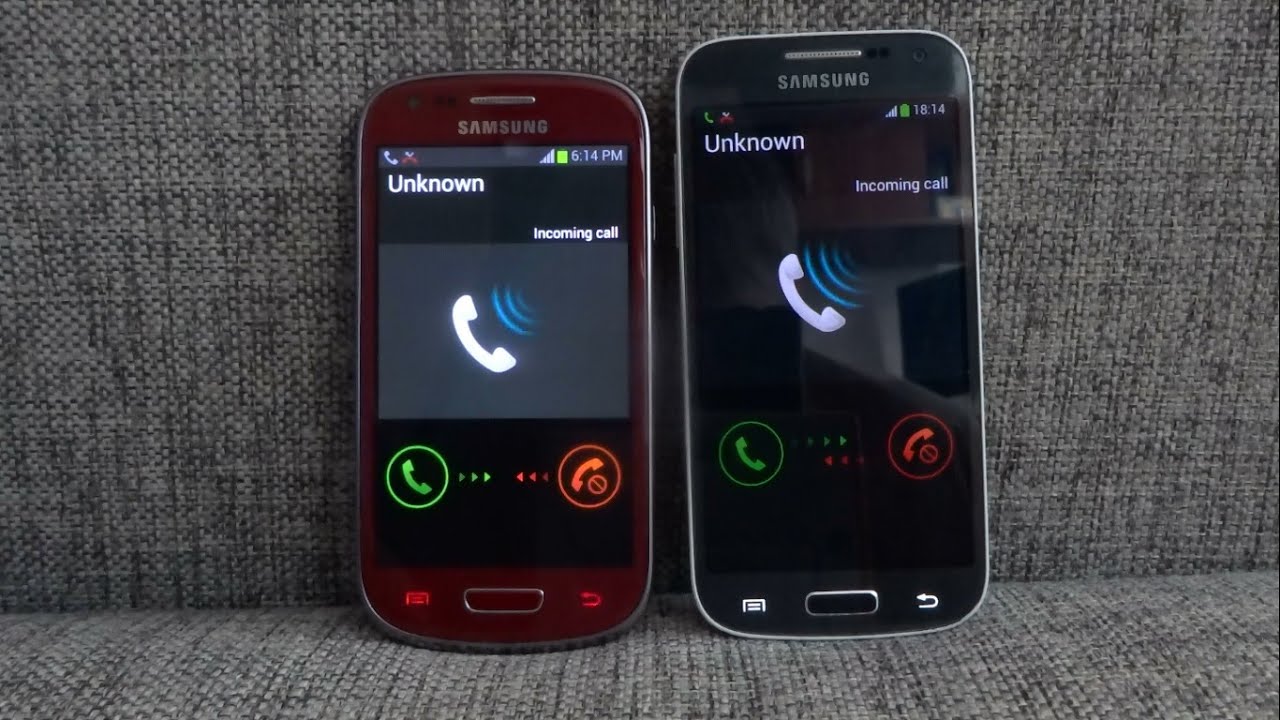 Samsung Galaxy S3 mini & S4 mini Incoming Calls