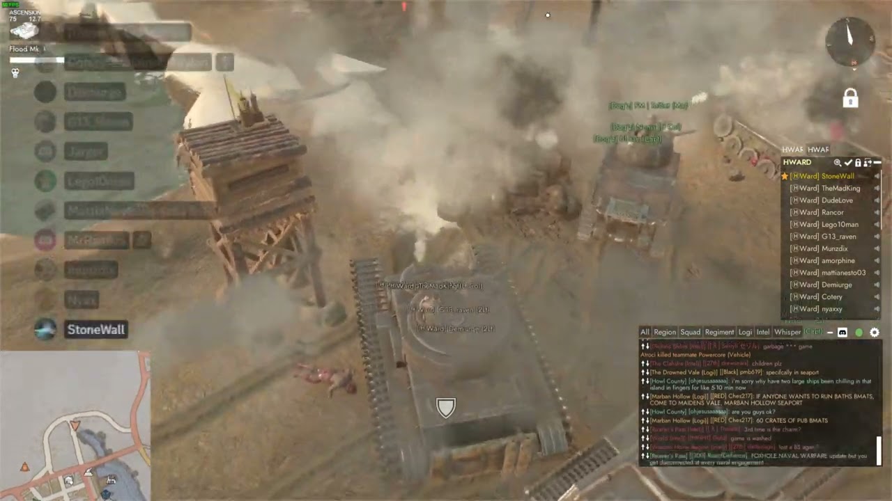 Foxhole War - 110 : Battle Tank At Inari ( Speaking Woods )
