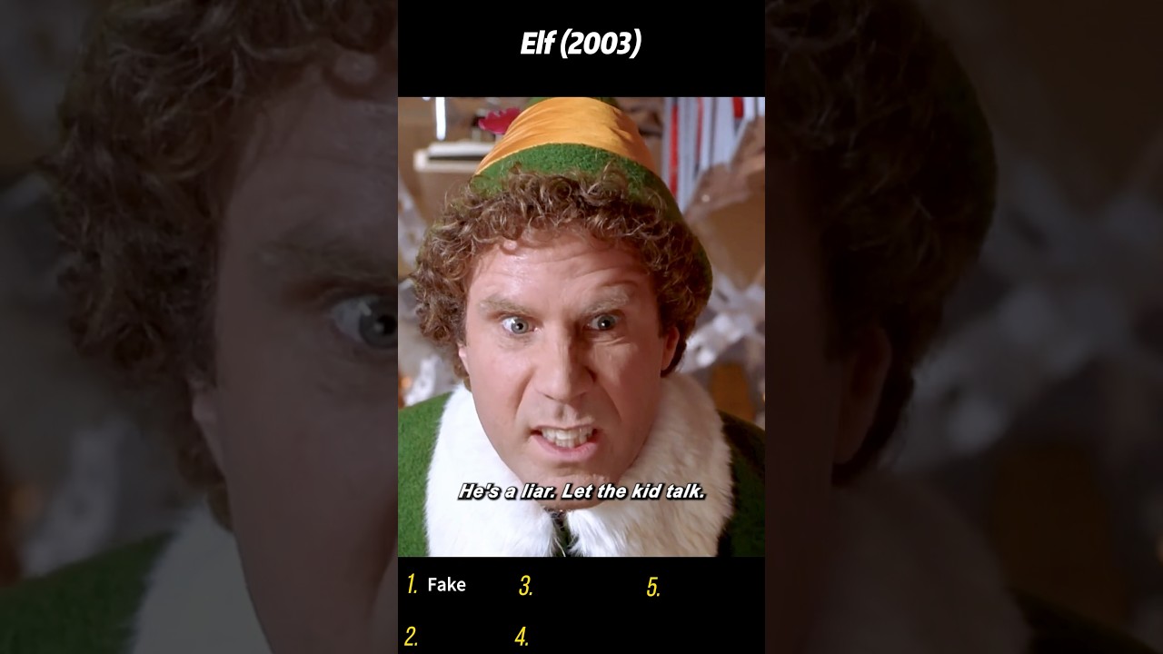 Elf (2003) | Buddy Loses It When the Mall Santa Is a Fake