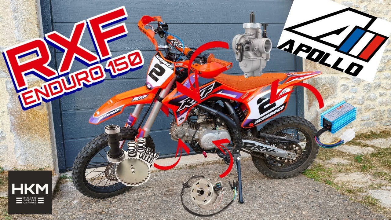 Apollo RXF Enduro 150, Prépa complète du moteur YX 150 avant de le benner ?