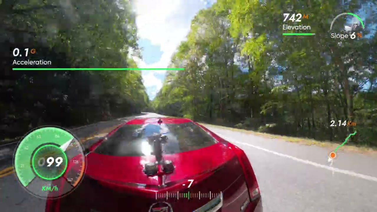 Brittany in the V keeping it nice and safe while still hitting checkpoints in Forza Horizon 6