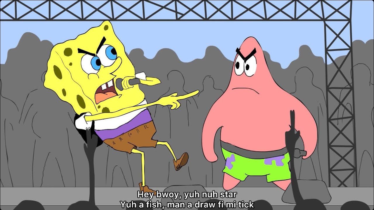 Sponge Bob vs Patrick &ldquo; Lyrical Clash&rdquo; (Animation)