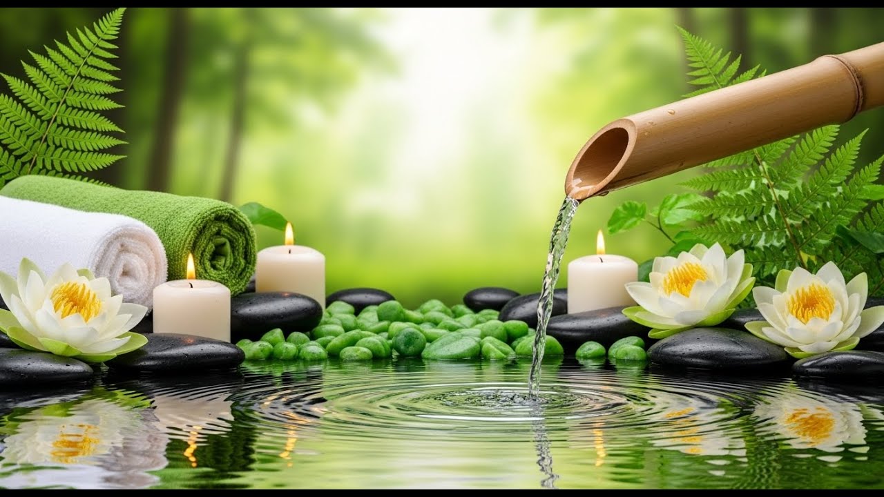 Soothing Relaxing Music & Water Sounds 🍃 Peace of Mind, Anxiety Relief