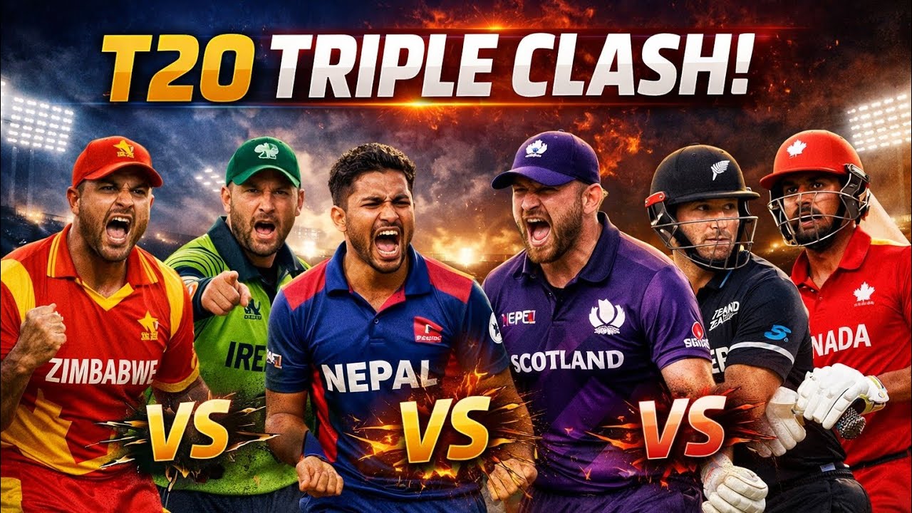 Newzeland vs Canada |Ireland vs Zimbabwe |Scotland vs Nepal |who will win ?
