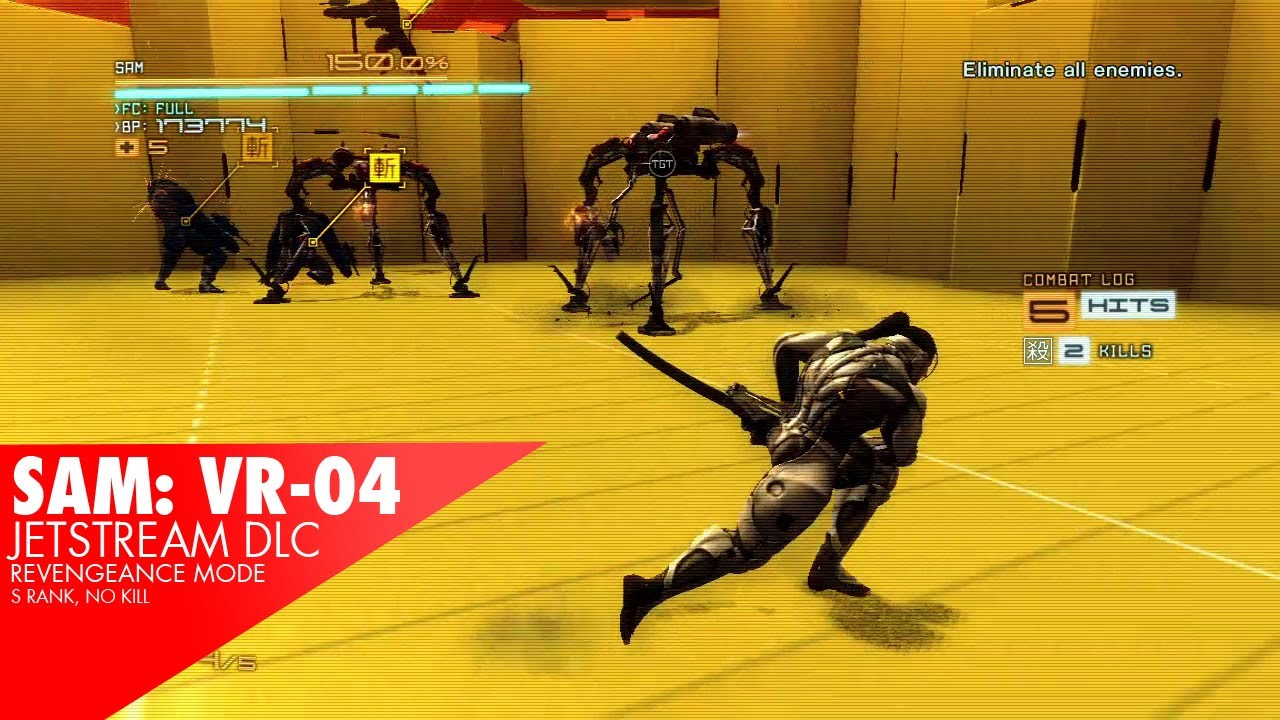 Jetstream: Sam DLC - VR mission 4, S Rank (Revengeance)