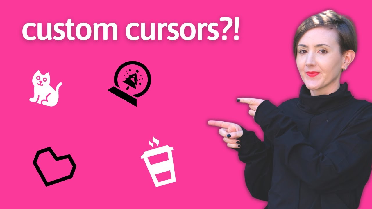 Code custom cursors in HTML & CSS | PNG cursors | SVG cursors
