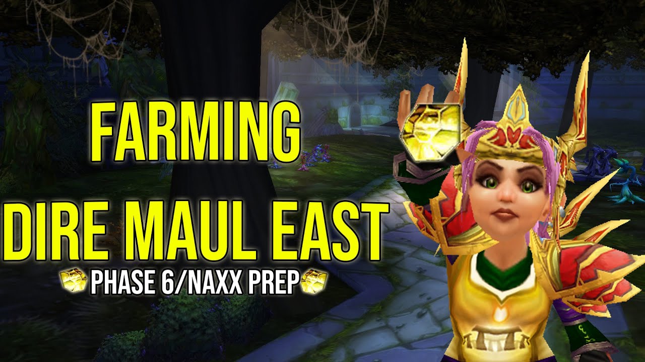 Classic WoW - Warlock Solo Dire Maul East Guide! (Season of Mastery)