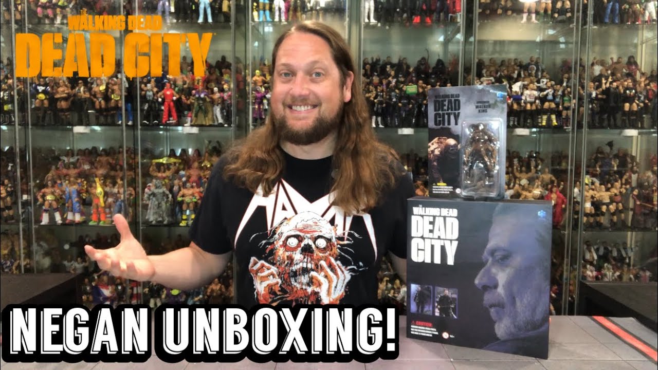 Negan The Walking Dead Dead City Hiya Toys Unboxing & Review!!