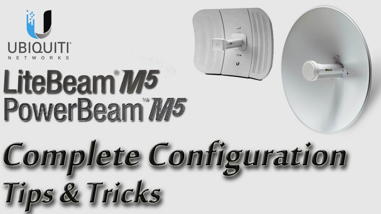 UBNT LiteBeam / Powerbeam / Rocket M5 Configuration Complete Guide (Urdu/Hindi/English Subtitles)