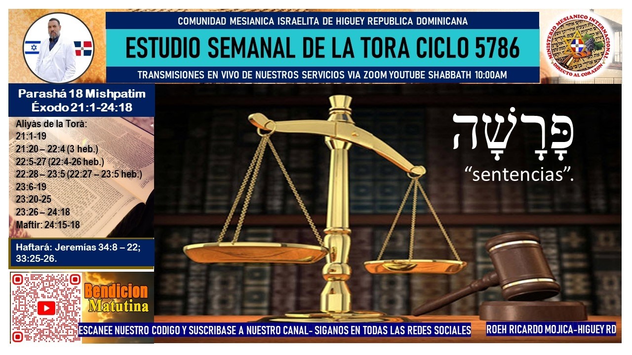 PARASHA MISPHATIM ORDENANZAS CICLO 5786 RESUMEN GENERAL