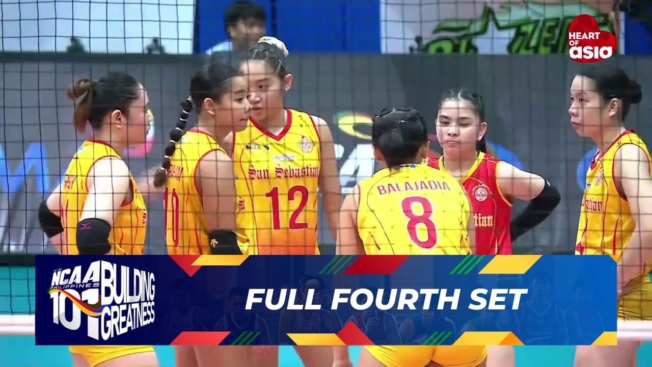 FULL FOURTH SET - San Sebastian Lady Stags vs JRU Lady Bombers | NCAA Season 101