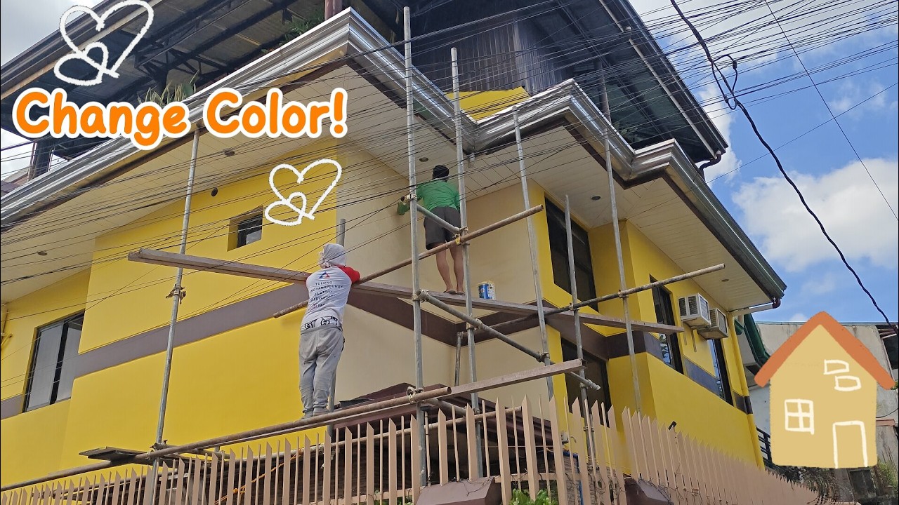 Bagong Pintura ang labas namin! | Alps Khu