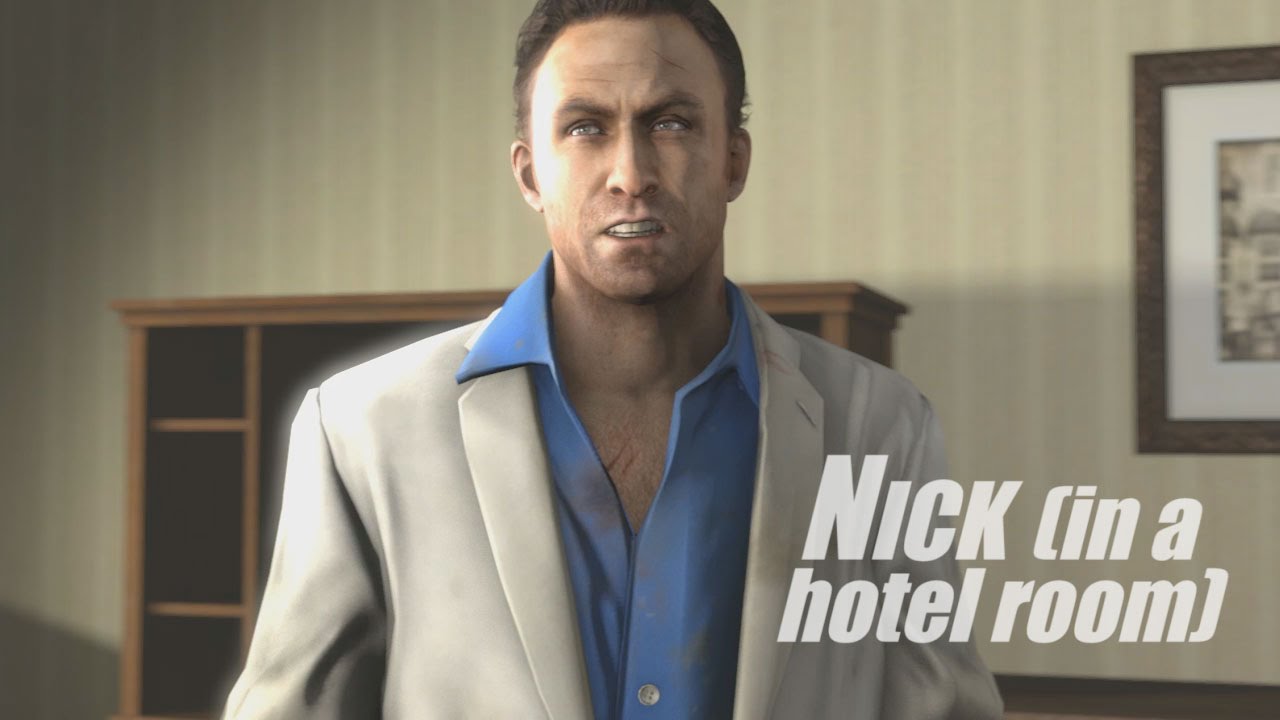 Nick in a hotel room (Breaking Bad + L4D2 + SFM)