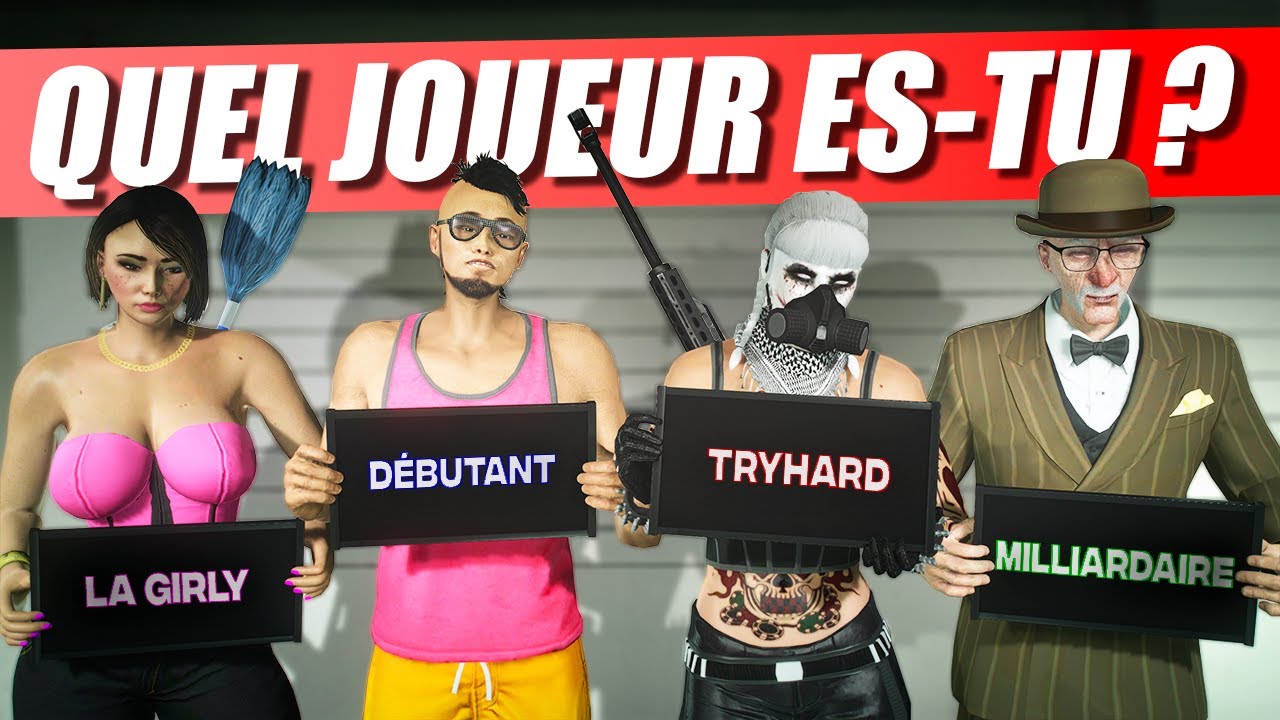 Tu te reconnais ? Les TYPES DE JOUEURS sur GTA Online