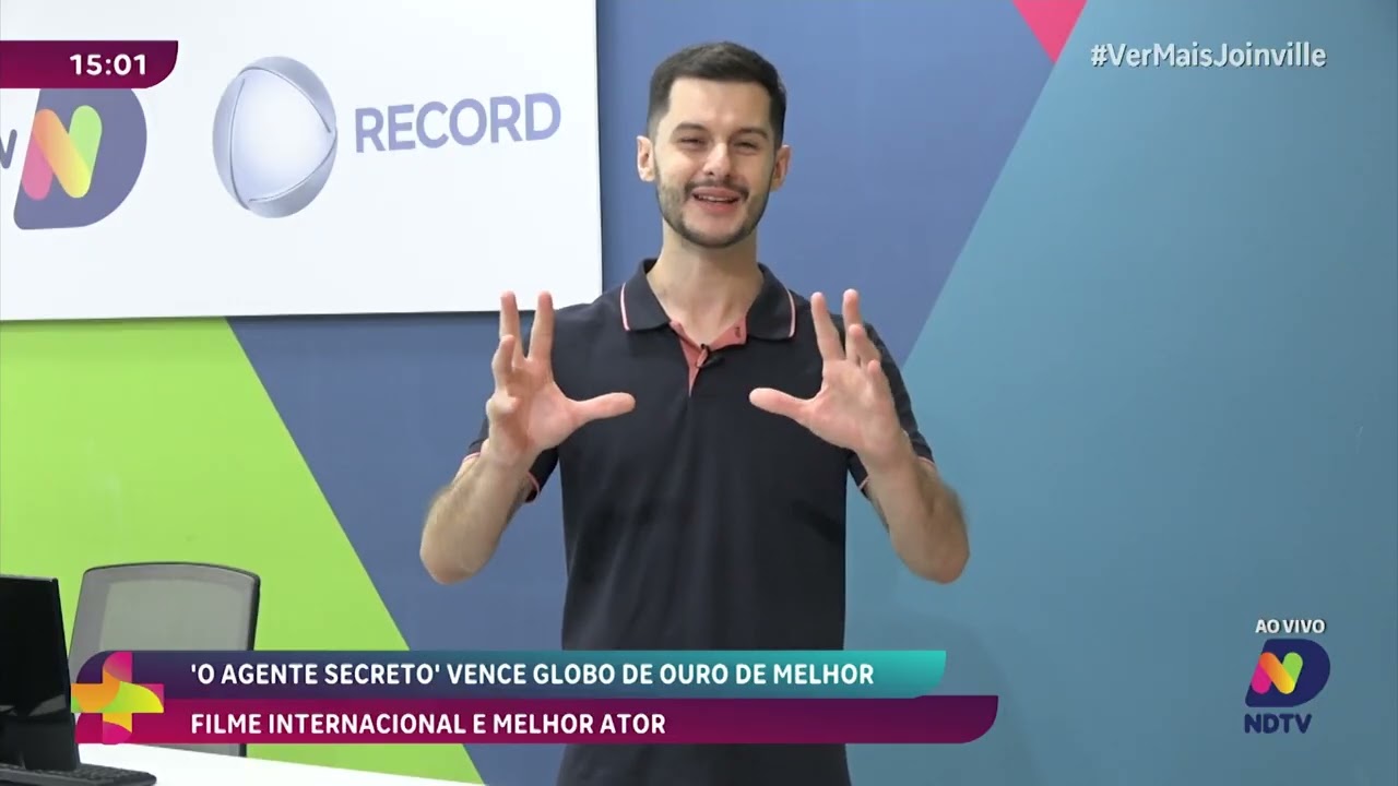 Filme brasileiro “O Agente Secreto” vence dois Globos de Ouro no cinema