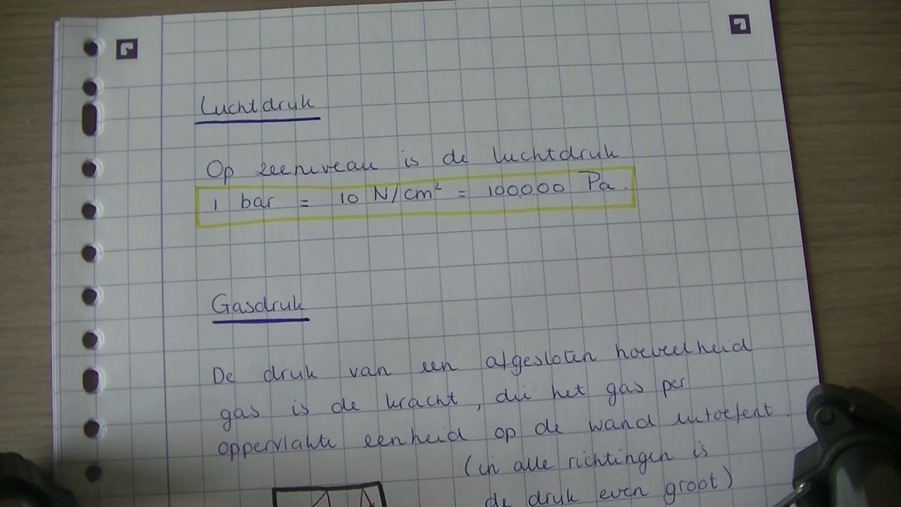 Gasdruk en luchtdruk