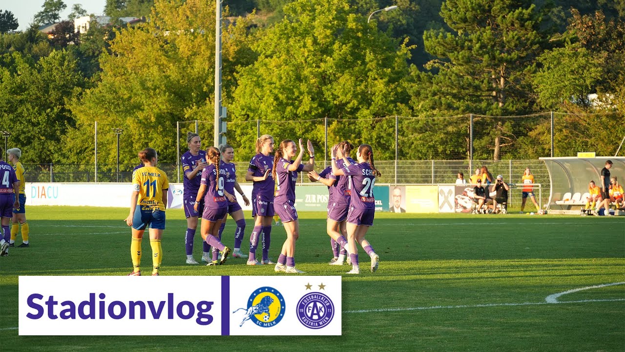 Stadionvlog | ÖFB Frauen Cup | SC Melk - FK Austria Wien | 09.08.2025
