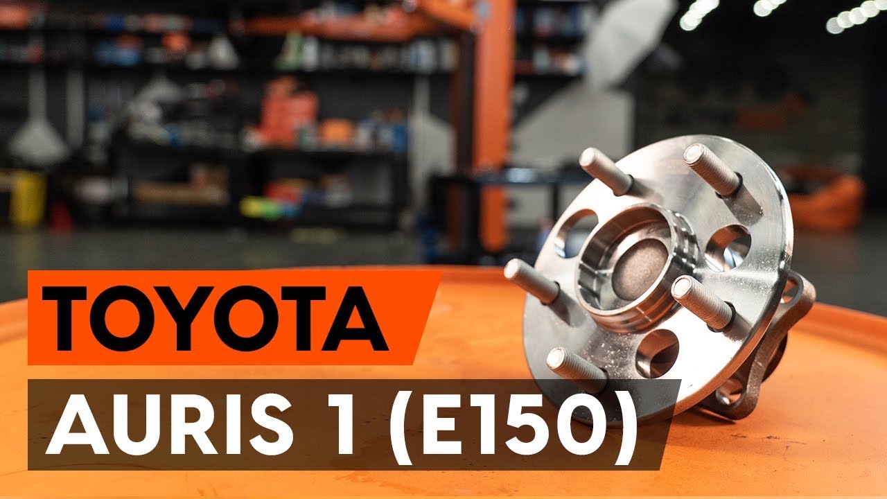 Så byter du bakre hjullager på TOYOTA AURIS 1 (E150) [AUTODOC-LEKTION]