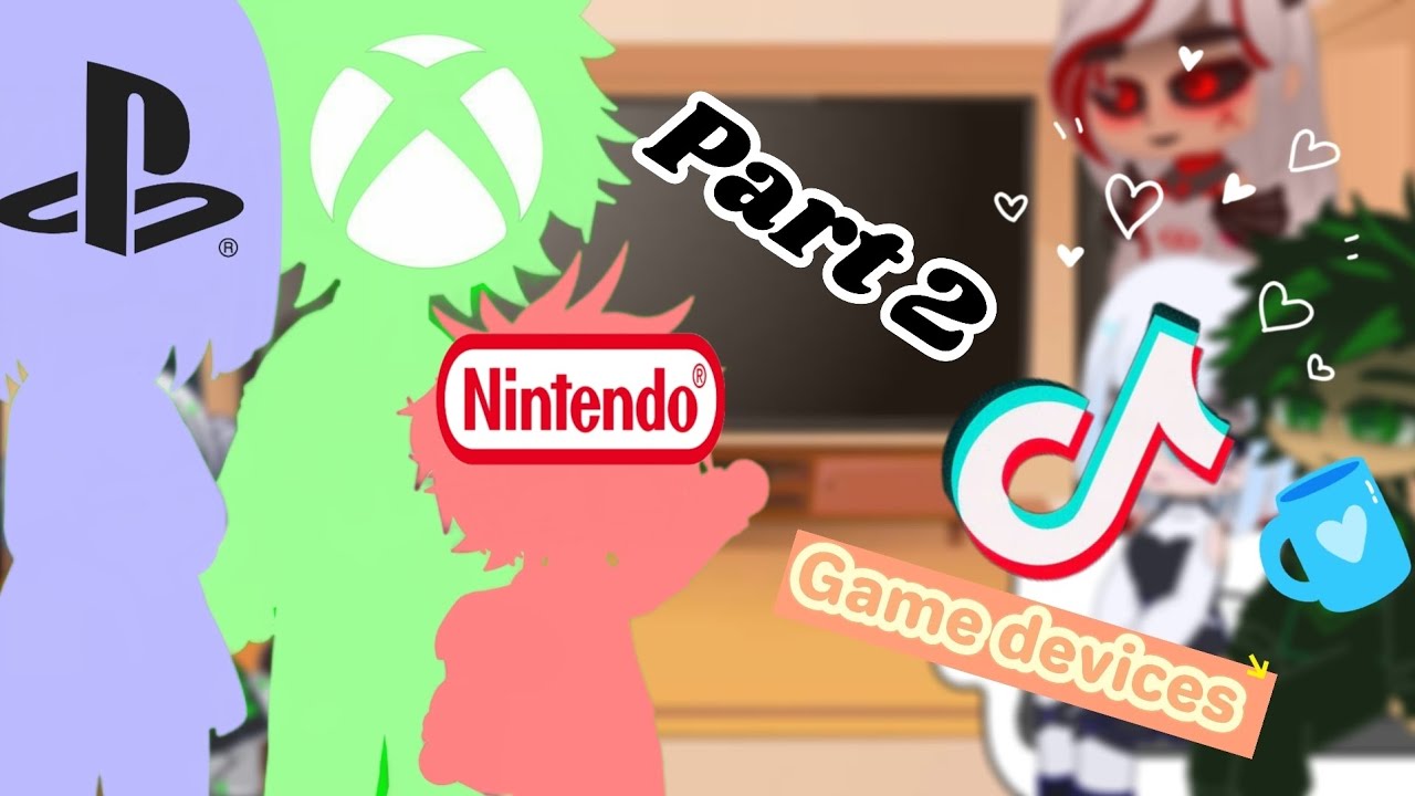 Game consoles + some devices React to ??? || Gacha club || Reaction video.