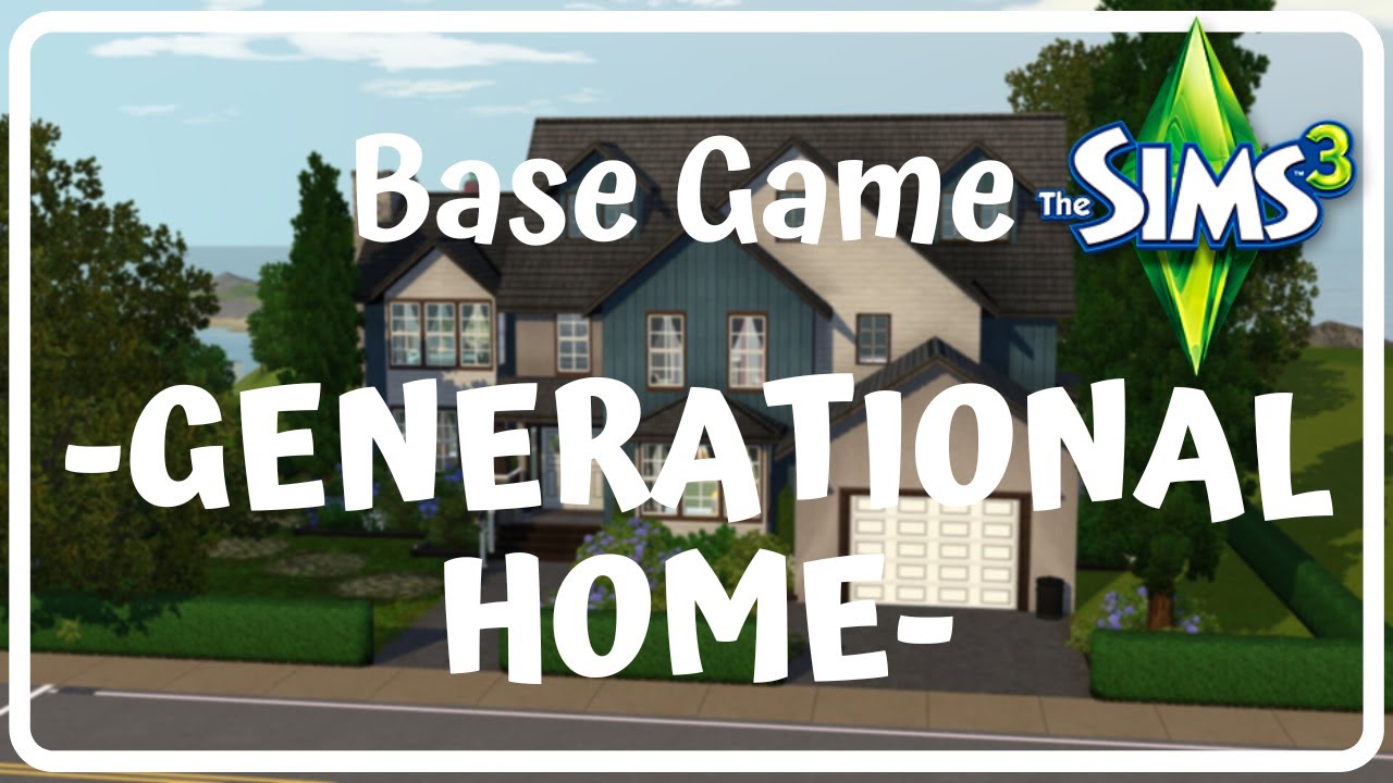 Ts3 Speed Build  ||  Generational Home  || Base Game