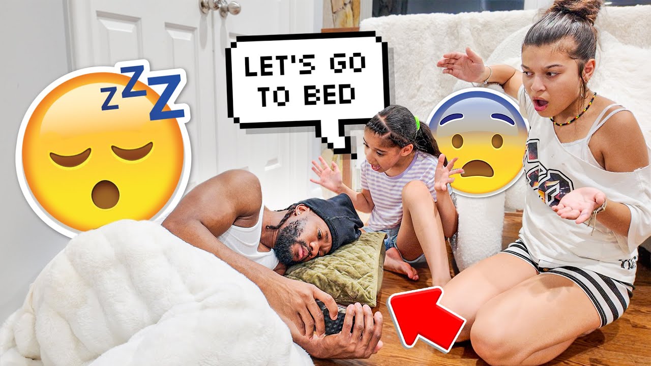 SLEEPING On The Floor Because My WIFE Kicked me Out *Prank On Kids*