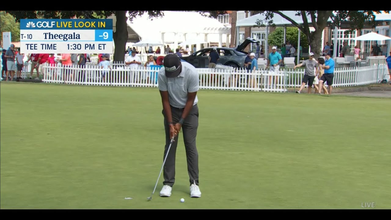 Sahith Theegala / Pre-Round Putting Practice / No Mirrors! No Nothin!