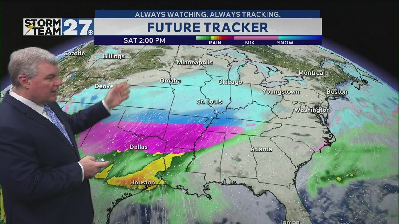 An active forecast through the end of the week and into the weekend