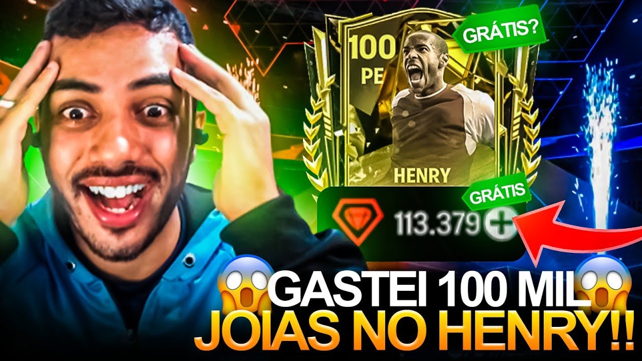 😱 GASTEI 100 MIL JOIAS EM BUSCA DO HENRY PRIME 🔥 | MEGA PACKS BUGADOS DE GRAÇA 🤑 - FC MOBILE 24
