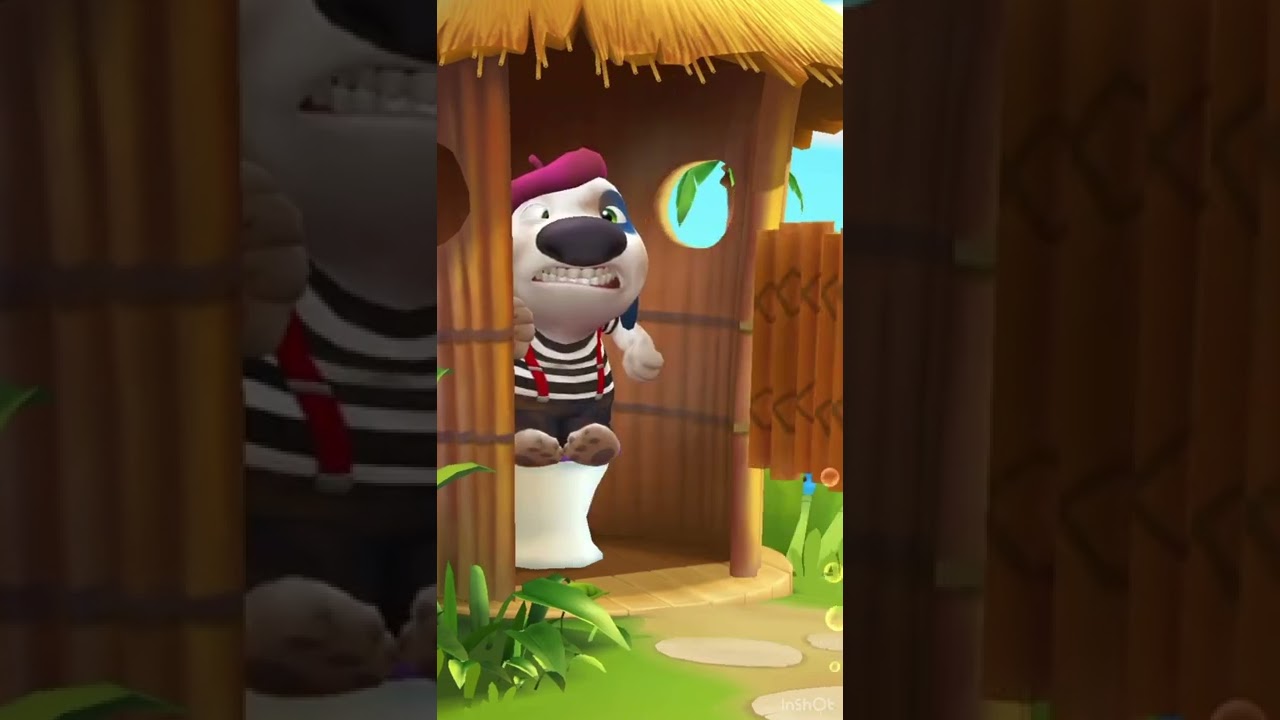 My Talking Hank Funny Poop Video #shorts