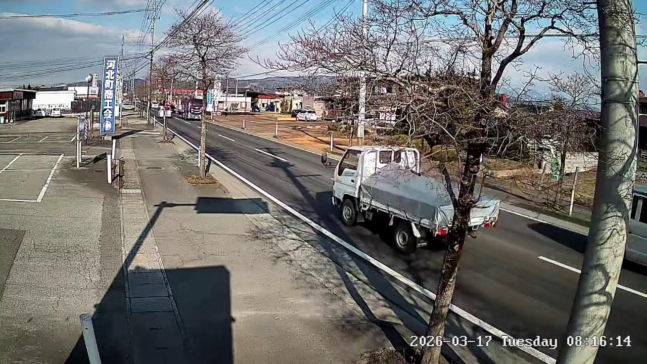 山形県西村山郡河北町谷地月山堂ライブカメラ Yamagata Nishimurayama Livecamera.world.cam