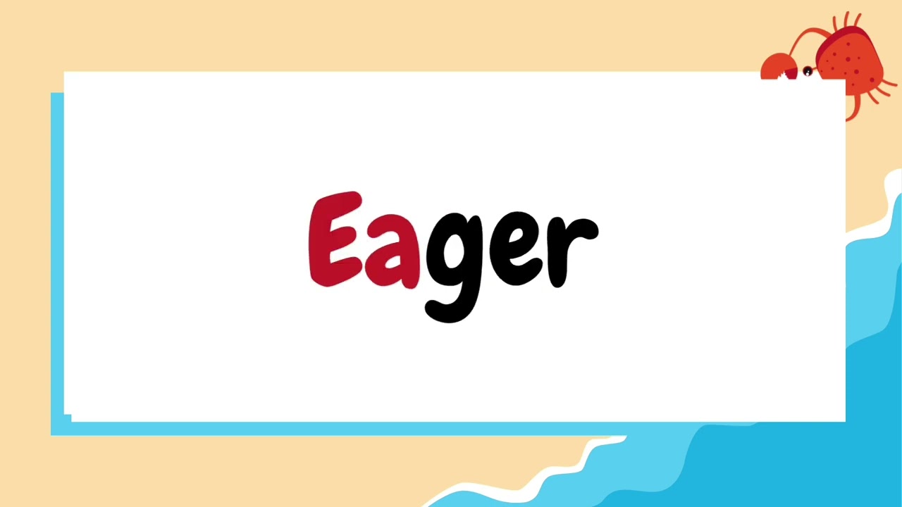 English-phonics-reading-phonics of 'e' as in sea for kids of 3 to 8 years to learn reading.