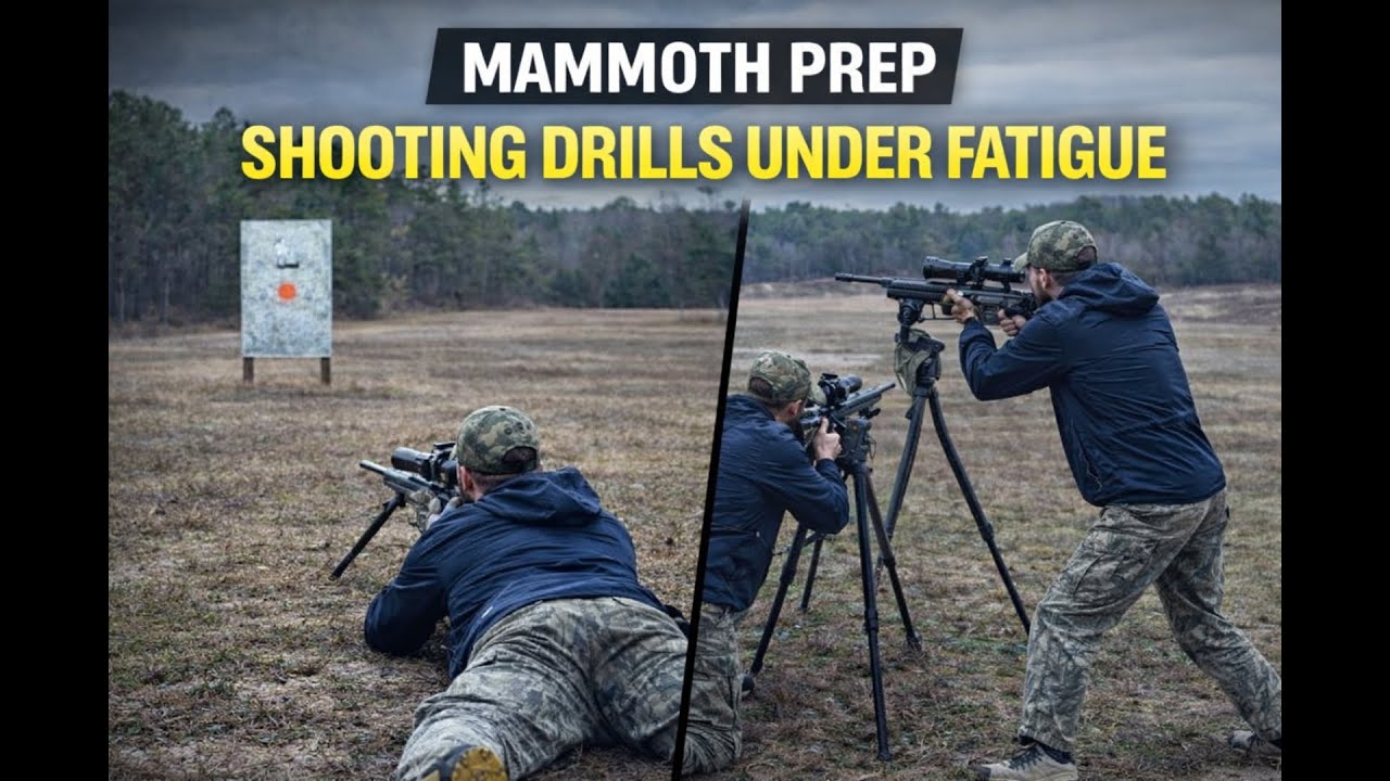 Mammoth Sniper Challenge Training | Shooting Drills Under Fatigue