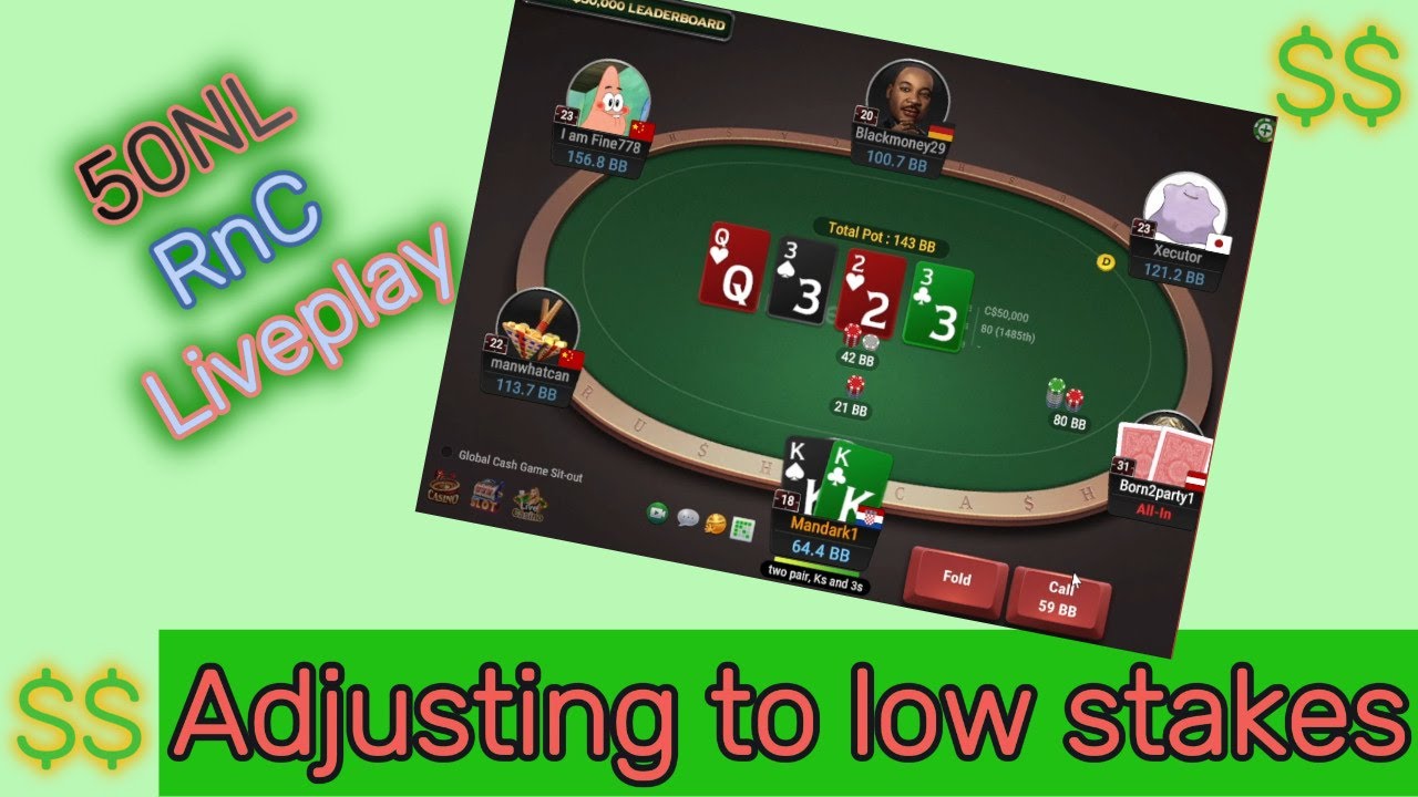 GGPoker 50NL Rush&Cash liveplay /w commentary #24