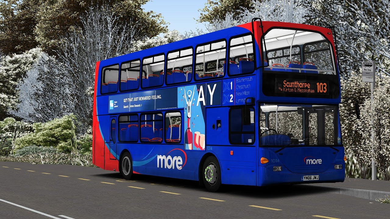 OMSI 2 - Lincolnshire V4 - Route 103 - MS Lancsbus Omnidecker (Scania Omnidekka)