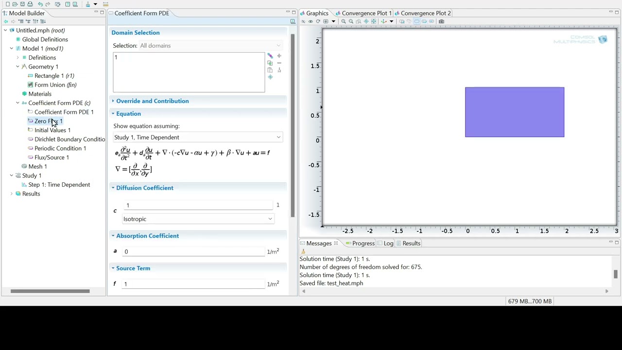 Quick tutorial on using COMSOL for a PDE solver