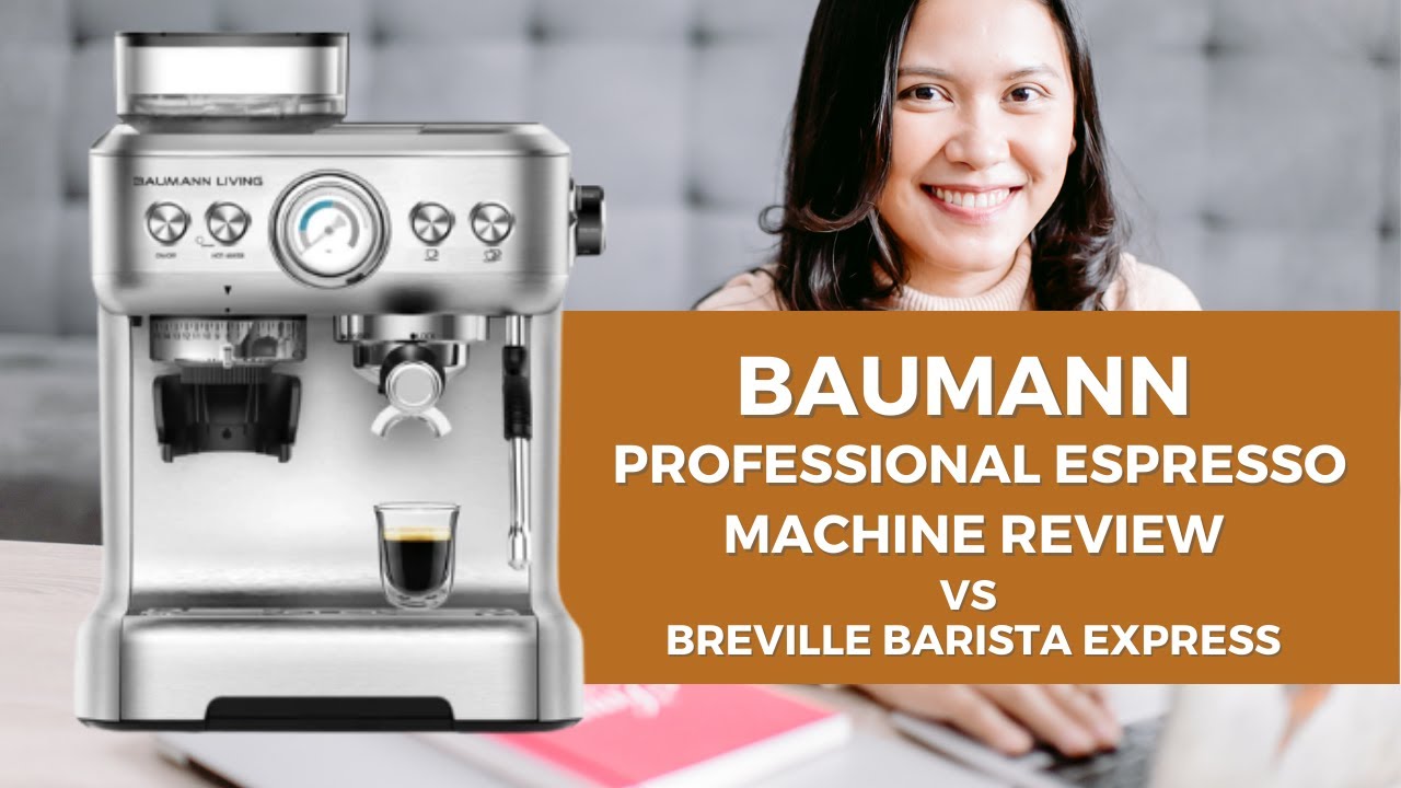 S&R Baumann Professional Espresso Machine Review (vs Breville Barista Express)