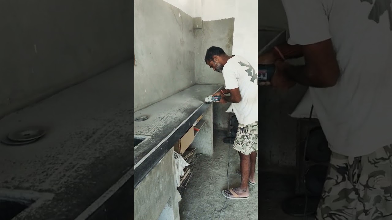 kitchen molding install #shorts #shortvideo