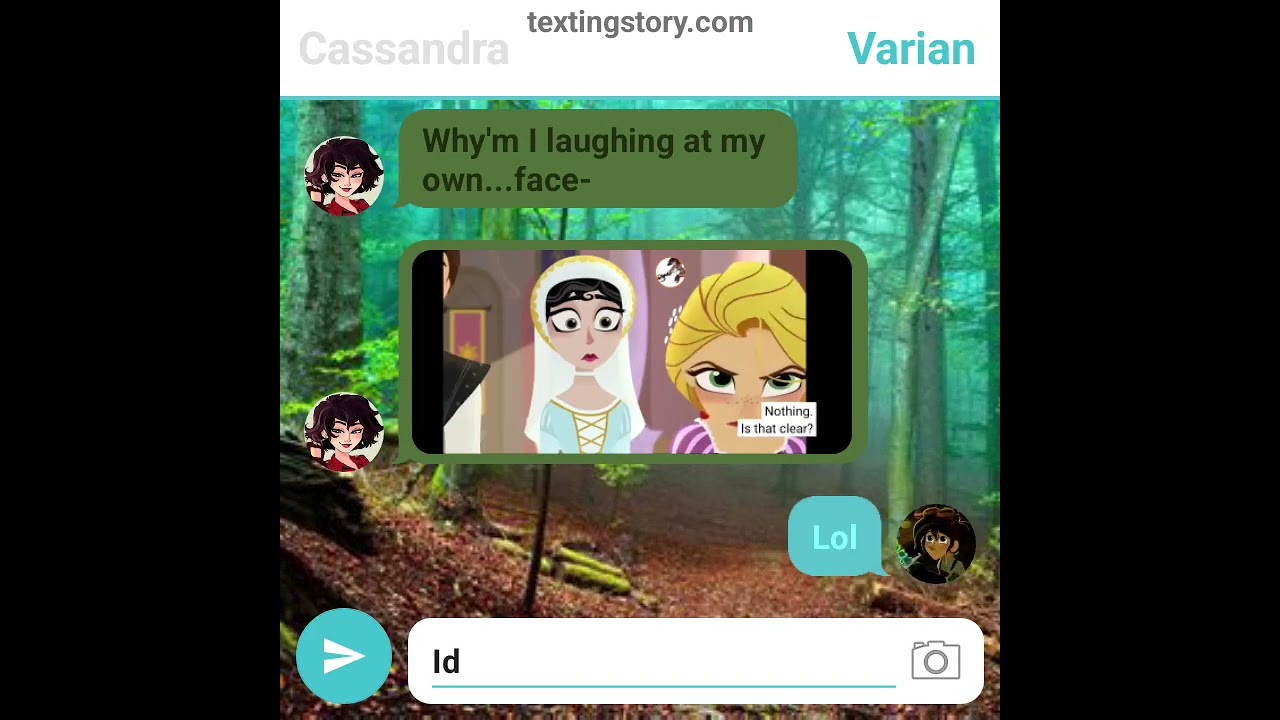 What if Tangled series texted (Rapunzel, Cassandra, Eugene, Quirin, Varian, Captain, Lance, Faith)