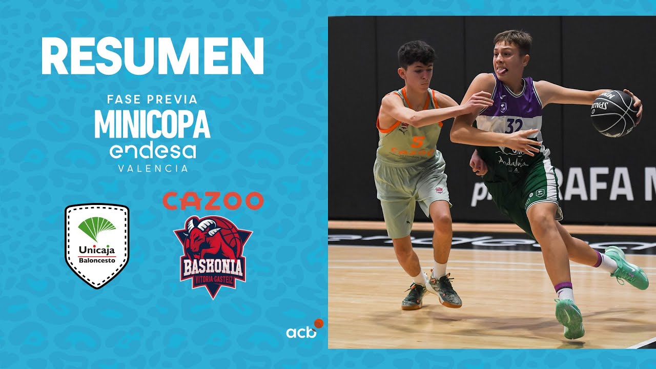 Unicaja Andaluc&iacute;a - Fundaci&oacute;n 5+11 Baskonia (66-16) RESUMEN | Fase Previa Minicopa Endesa 2022