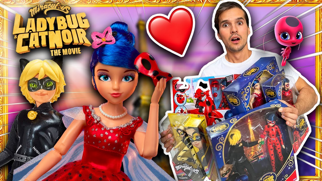 COMPRÉ TODOS LOS JUGUETES DE MIRACULOUS LADYBUG LA PELÍCULA !!