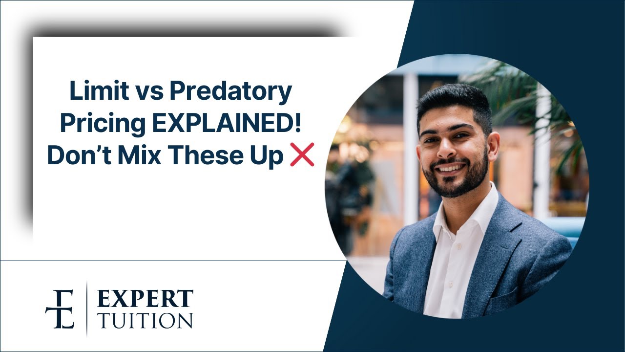 A-Level Economics [Theme 3]: Limit Pricing vs Predatory Pricing EXPLAINED! Evaluation & Exam Tips