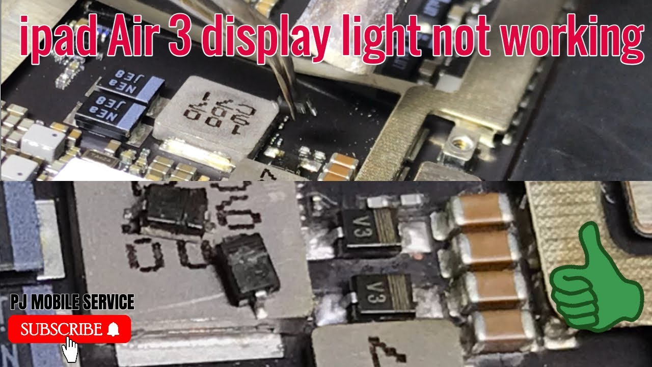 ipad Air 3 display backlight not working solution