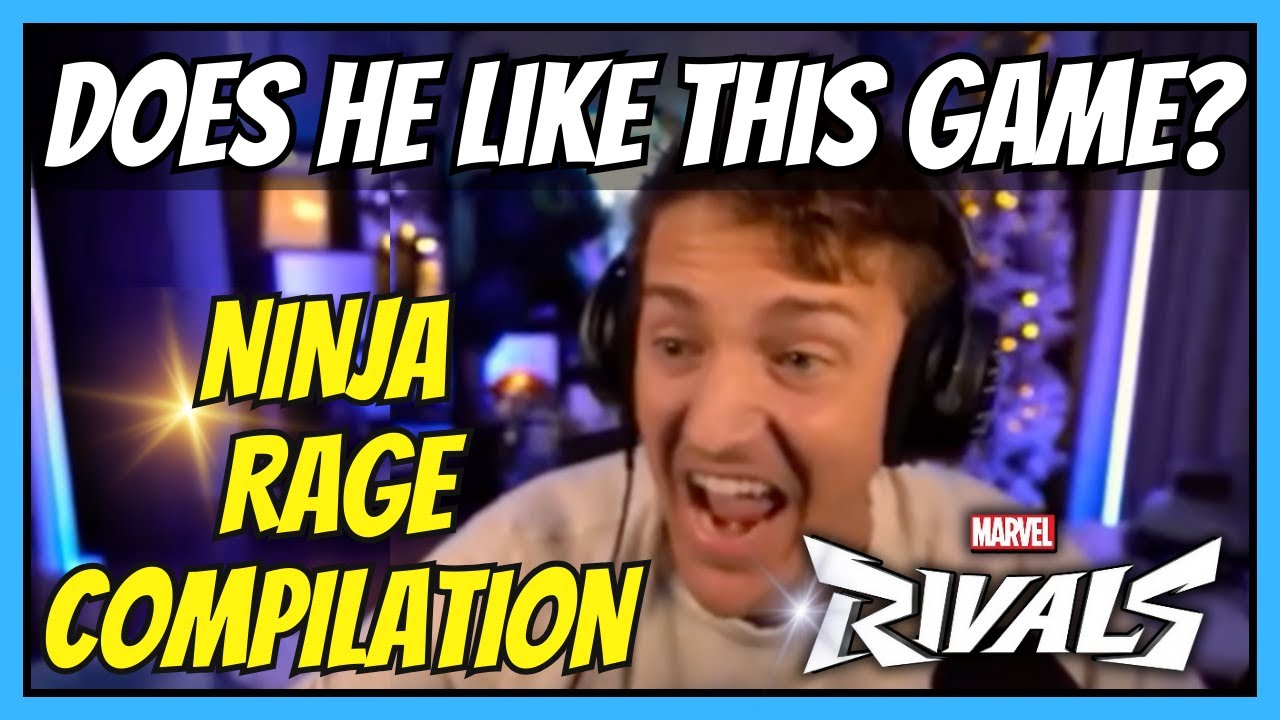 Ninja Marvel Rivals Rage Compilation (при участии XQC и TimTheTatman)
