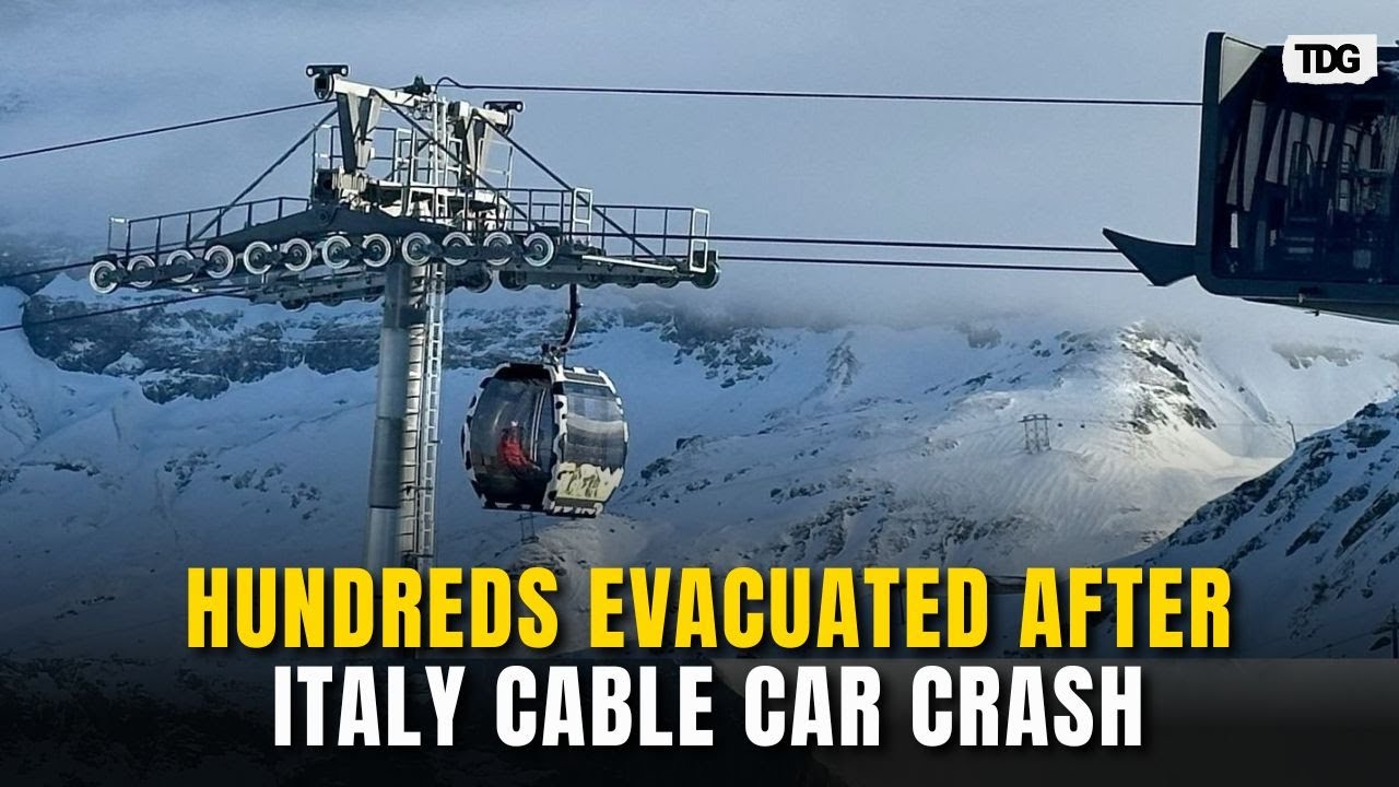 Cable Car Crashes In Italy's Piedmont Region, Six Injured And Hundreds Airlifted To Safety | TDG