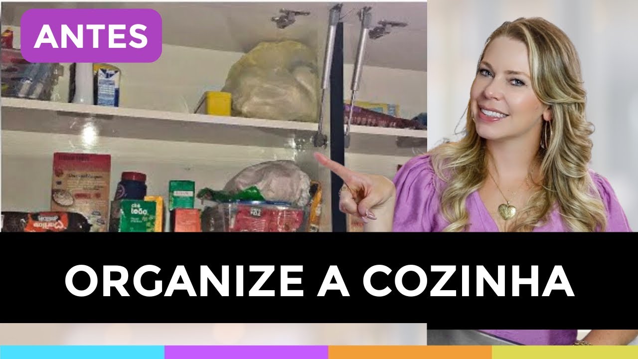 COMO ORGANIZAR A COZINHA DA AMANDA (ANTES) | SOS RAFA ORGANIZA | Organize sem Frescuras