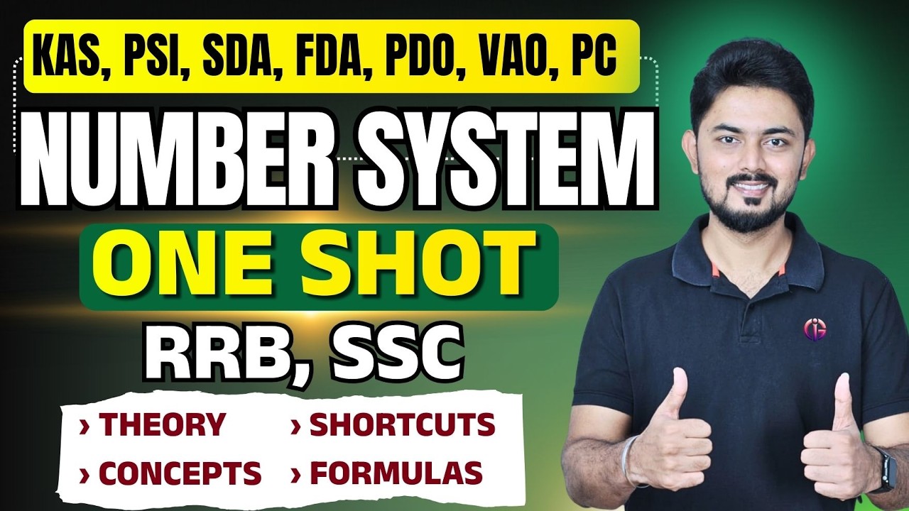 Number System - ಸಂಖ್ಯಾ ಪದ್ಧತಿ | By IshwarGiri Sir