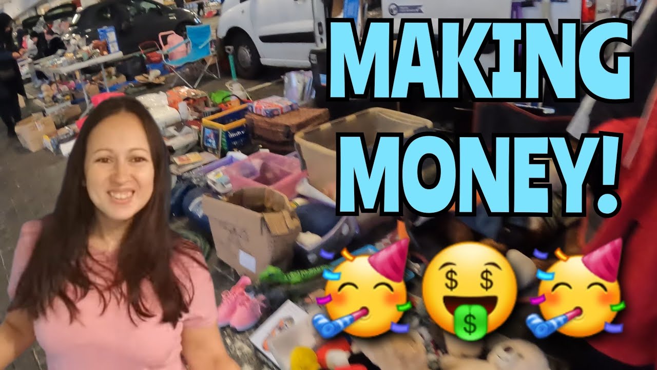 Remaining calm at the car boot sale and making money!
