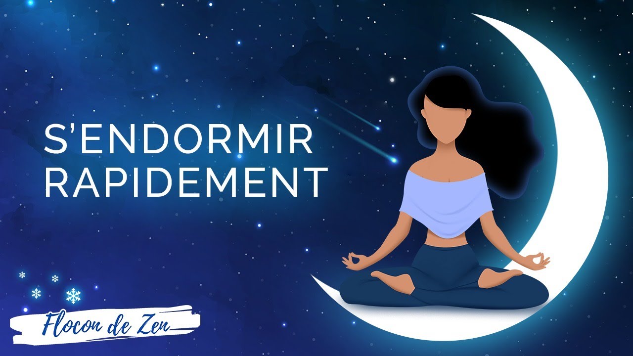 S'endormir rapidement 💤| Méditation guidée du soir |  Flocon de Zen