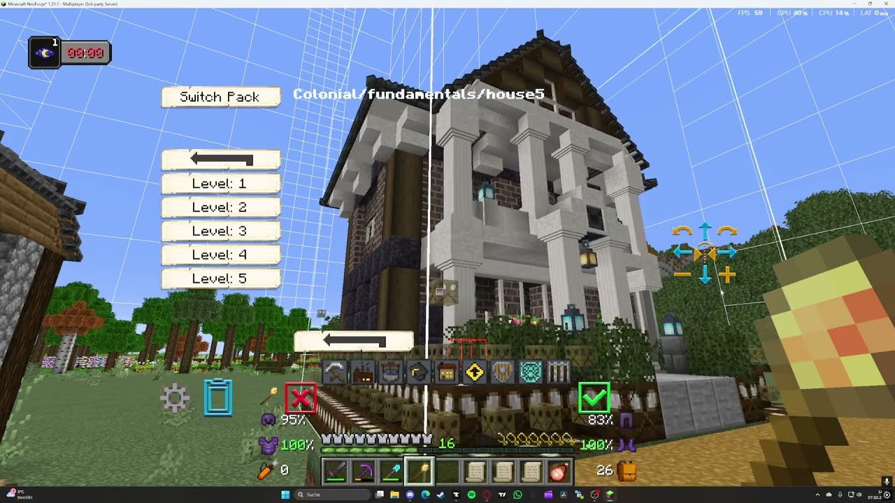 Tag sechs in Minecraft! Fortschritt um Fortschritt! TheRealMaXiD Stream vom 07.02.06