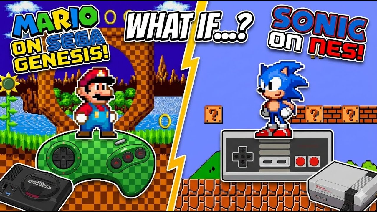 What if Mario & Sonic SWAPPED CONSOLES?!